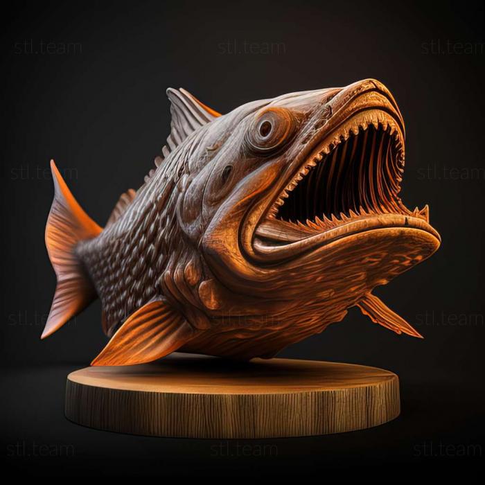 3D модель Риба макропод (STL)